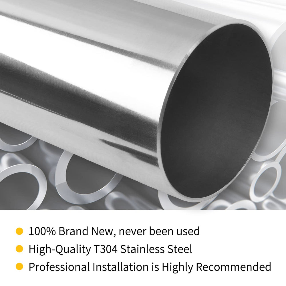 FGJQEFG 40-inch straight pipe supports DIY fabrication projects.