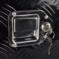 FGJQEFG rear-of-RV installation offers convenient storage for camping gear.