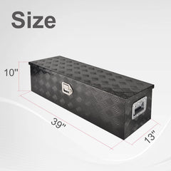 FGJQEFG trailer storage toolbox with lock keeps gear secure during travel.