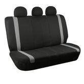 FH Group gray back seat cover protects upholstery with universal fit.
