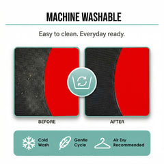 FH Group Bright Flat Cloth is machine washable for simple mess cleanup.