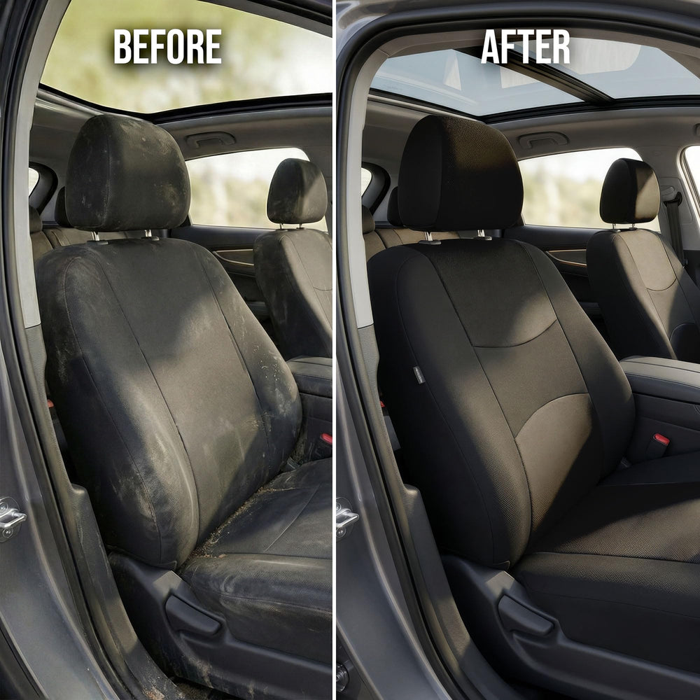 Universal-fit FH Group Bright Flat Cloth seat covers fit many vehicles