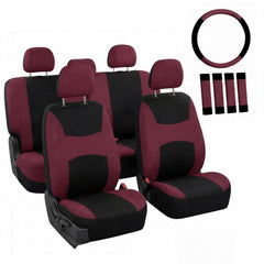 FH Group car seat covers front seat with universal fit and protection
