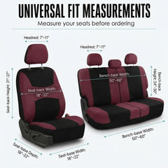 FH Group covers designed for removable headrests and easy setup