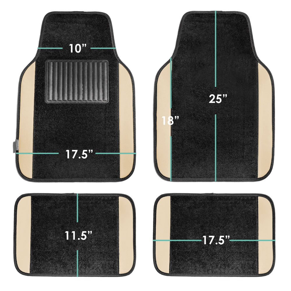 FH Group carpet mats are easy to shake out or wipe clean.