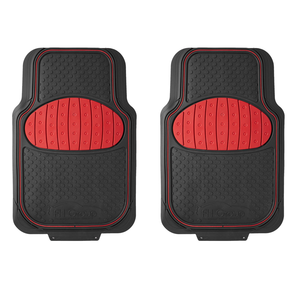 FH Group faux-leather floor mats add a sleek, durable interior look.