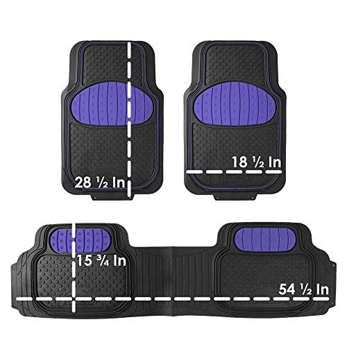 Trim-to-fit FH Group mats tailor to your vehicle's floor in blue