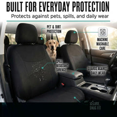 FH Group headrest compatible covers work with removable headrests for flexibility