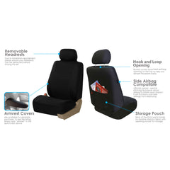 FH Group headrest covers complete the interior styling and protection