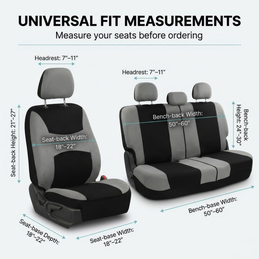 FH Group airbag compatible stitching supports safe deployment at side airbags.
