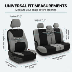FH Group airbag compatible stitching supports safe deployment at side airbags.