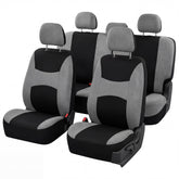 FH Group light breezy gray front seat cover protects seats and refreshes the interior.