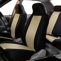 FH Group universal fit-front seat covers provide a snug, adaptable fit for most vehicles.