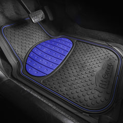 FH Group trim-to-fit rubber floor mats in blue for most vehicles