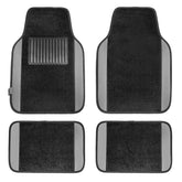 FH Group universal-fit car floor mats provide full coverage and easy cleanup.