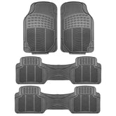 FH Group heavy-duty rubber car floor mats with rugged protection in cabin
