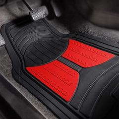 FH Group Monster Eyes Red rear mat designed to shield cargo area from spills.
