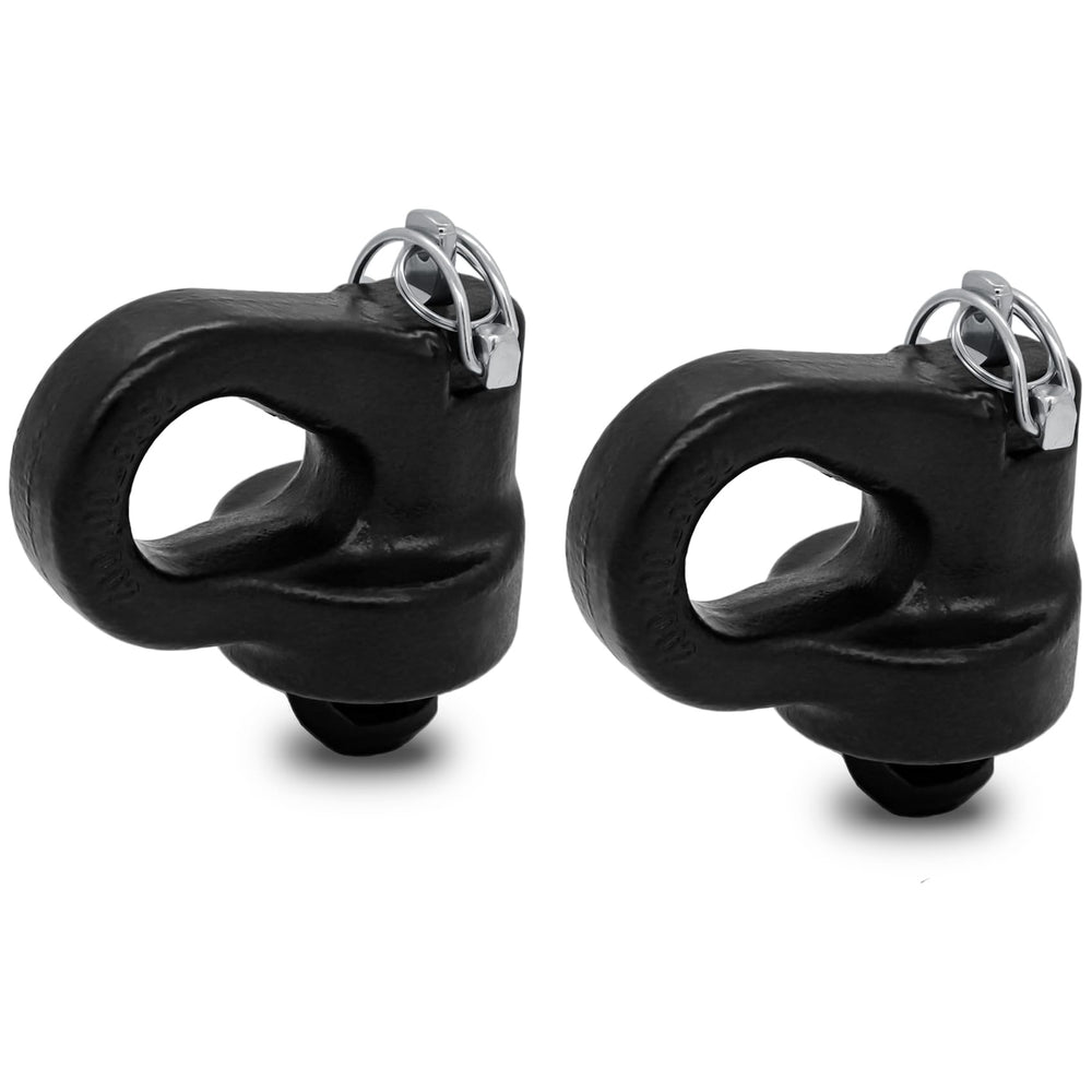 FHRHRY 60691 gooseneck safety anchor front view highlights rugged cast steel build.