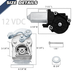 FHRHRY RV Step Motor hardware included close-up showing mounting hardware