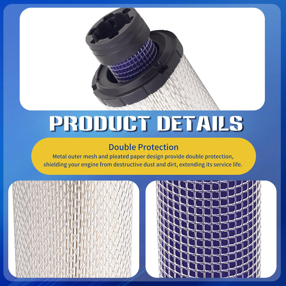 FHSJXR inner air filter 11013-7045 traps fine dust for smoother operation.