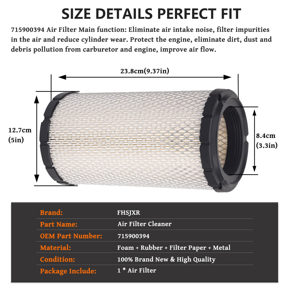 FHSJXR Maverick Trail 1000 air filter preserves performance in dusty conditions