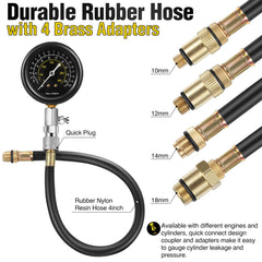 Fiada curved rubber cone adapter enables testing in tight engine spaces.