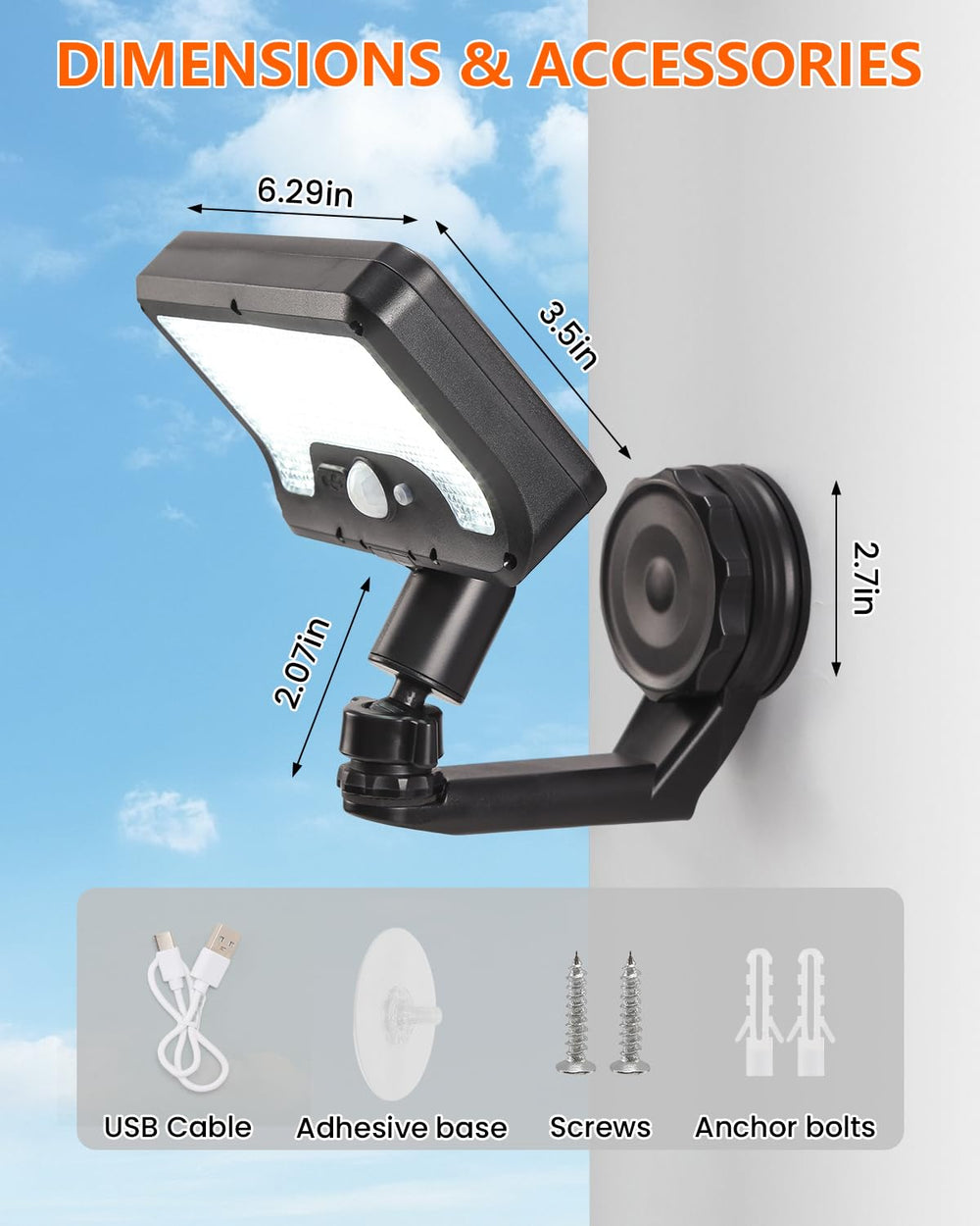 FIALAME adjustable-angle solar light directing beam precisely