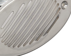Side-angle view of FIAMM horn, rugged universal fit for many boats