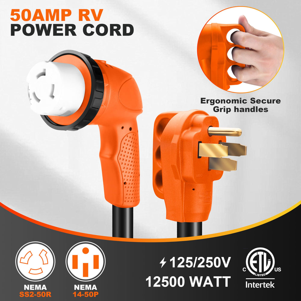 Ficstar LED power indicator on RV cord confirms power at a glance