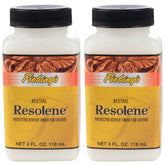 Fiebing's Acrylic Resolene bottle shown for durable leather protection and a smooth top coat.