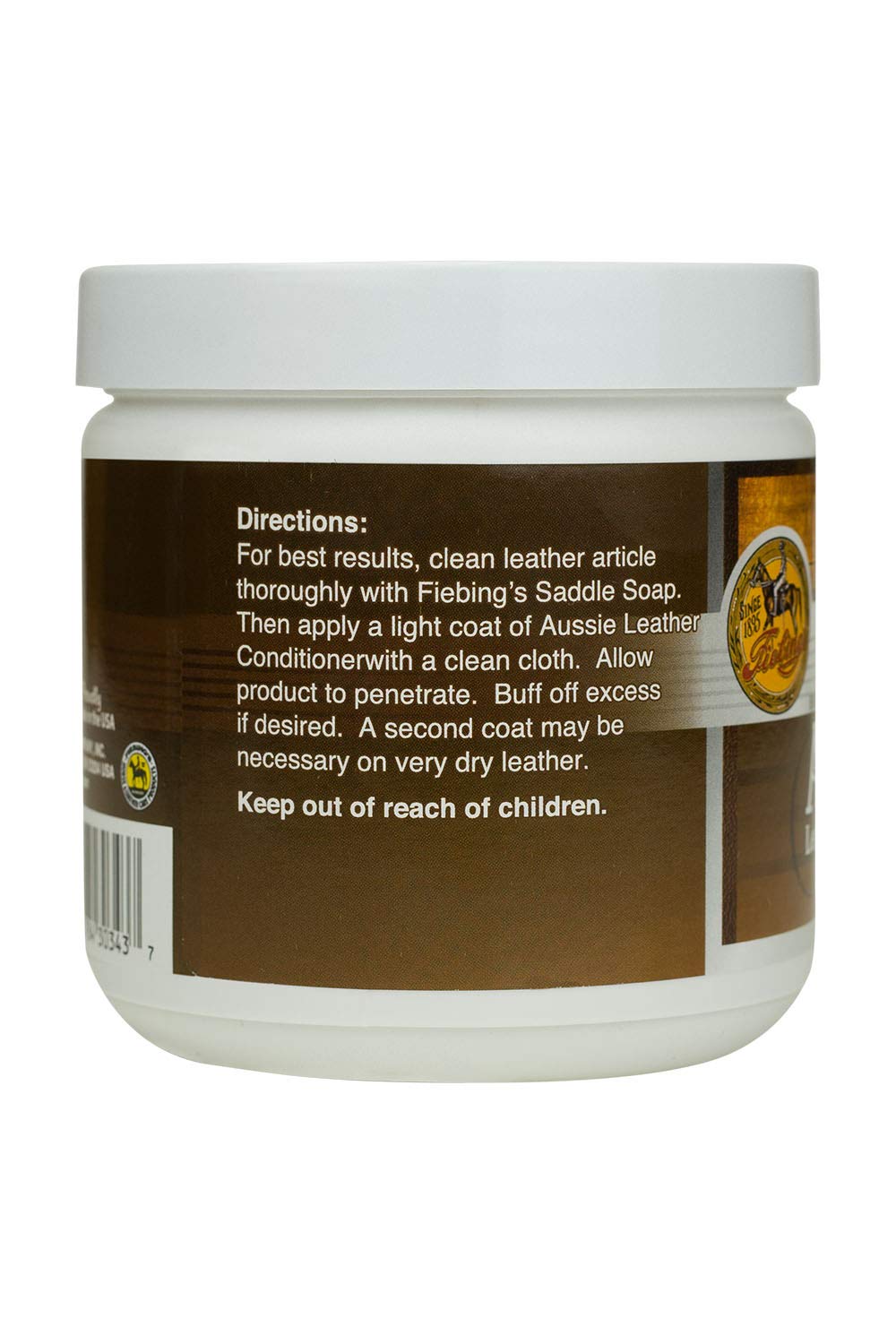 Fiebing's Aussie Leather Conditioner preserves boots and shoes with waterproof care