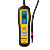 Fieldpiece DR82 leak detector front view shows compact, portable design for tight spaces