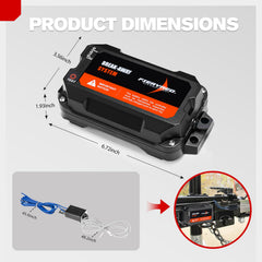 FIERYRED rugged ABS case IP65 rating withstands moisture and debris