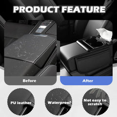 Figpade 4-in-1 center console paper towel slot for napkins