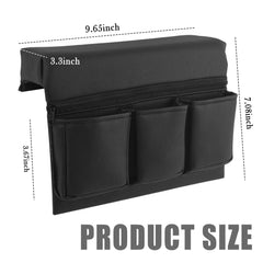 Figpade armrest organizer soft leather adds comfort and durable use for daily commutes