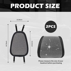 Figpade luxury headrest protection shields seats from wear and stains.