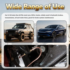 Figpade brake line kit ready for on-vehicle repairs