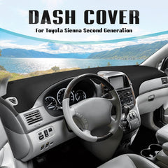 FIILINES breathable mesh fabric dashboard cover for heat management.