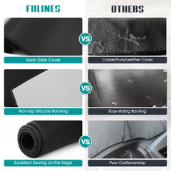 FIILINES dashboard protector minimizes wear while preserving interior look.