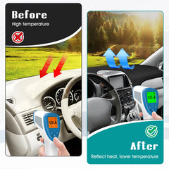 FIILINES dash cover reduces glare for clearer windshield visibility.