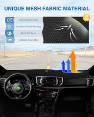 FIILINES dash cover glare reduction helps safer driving and visibility.