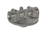 Fill-Rite 700ACCF7017 filter head side view highlighting rugged aluminum durability for industrial fueling