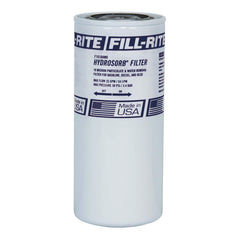 Fill-Rite F1810HM0 10-micron water-detecting filter protects pumps.