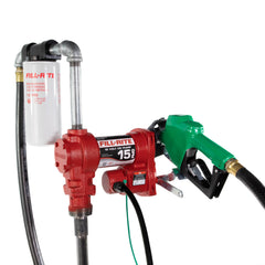 Fill-Rite FR1210HA1F pump and hose show rugged cast-iron durability for field use