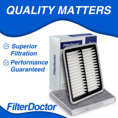 FilterDoctor CF10285 engine filter shows improved airflow for Subaru engines.
