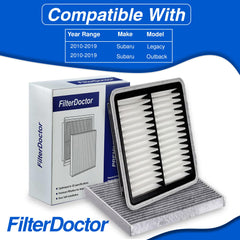 FilterDoctor GP997 combo pack demonstrates complete filtration for three components.