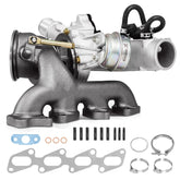 FILTERUP 667-203 turbocharger housing close-up highlights durable construction for reliable performance.