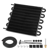FilterUp Upgrade 10 Pass oil cooler front view shows compact, efficient cooling design