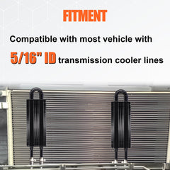 Mounting clips shown with FILTERUP cooler for quick fitment