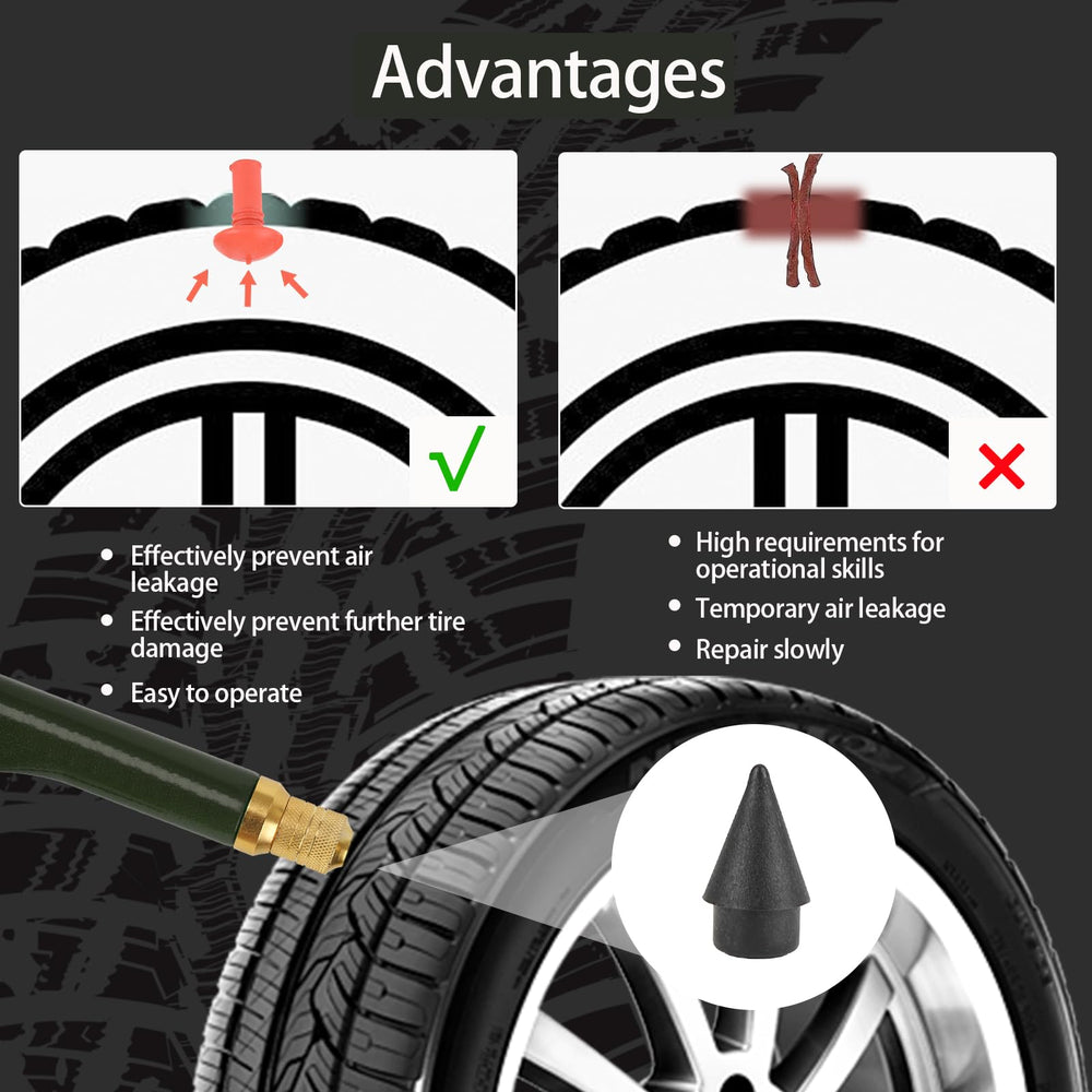 Finafedom tubeless tire puncture setup kit ready for road use